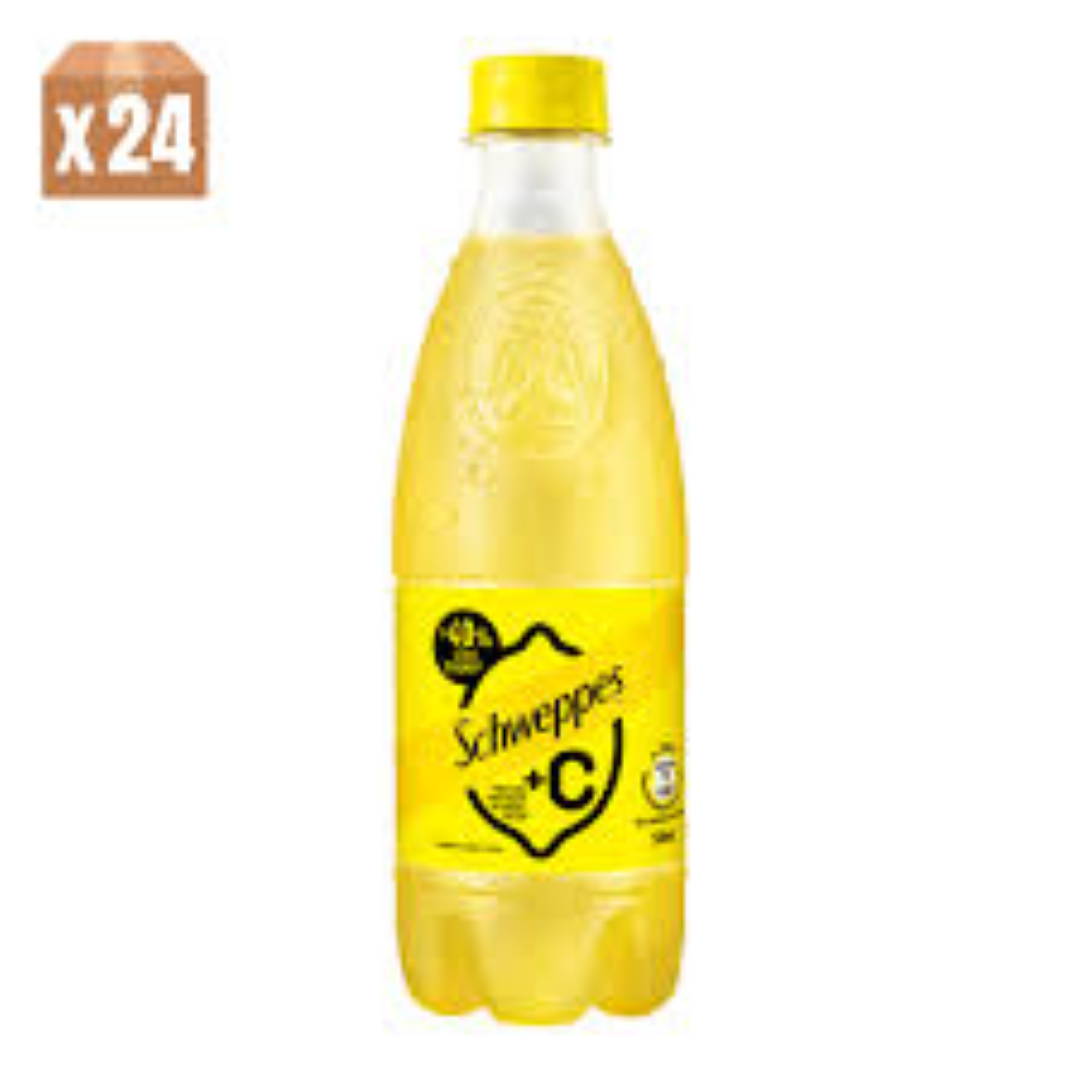 SCHWEPPES +C LEMON FLAV.DRINK 500ML